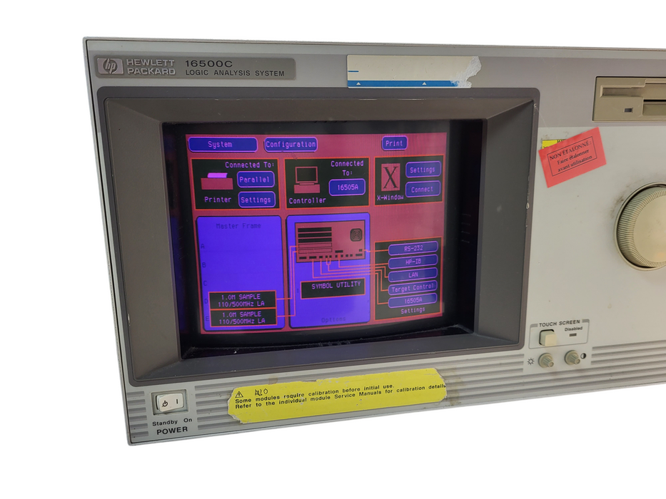 HP HEWLETT PACKARD 16500C LOGIC ANALYSIS SYTEM 115/230 VAC 775 VA MAX $