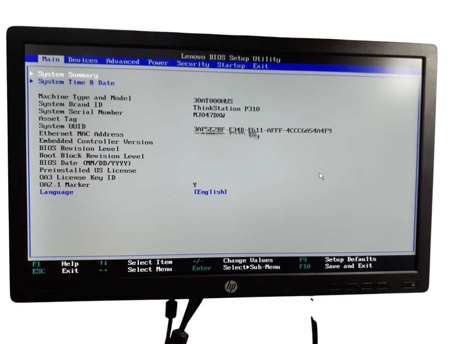 Lenovo ThinkStation P310, Xeon E3-1240 v5 3.50GHz, 8GB DDR4, Quadro K620