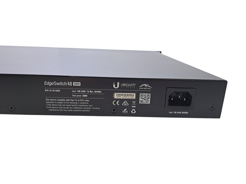Ubiquiti EdgeSwitch ES-48-500W | 48-Port Gigabit PoE 500W Managed Switch )