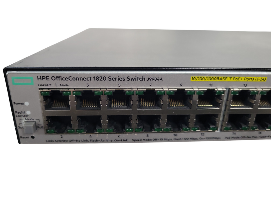 HPE OfficeConnect 48-port PoE+ Gigabit Network Switch J9984A !