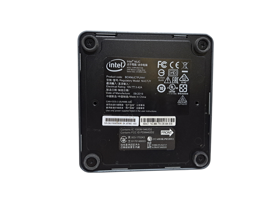 Intel NUC NUC7JY Mini PC | Intel Pentium Silver J5005, 8GB DDR4, No HDD  )