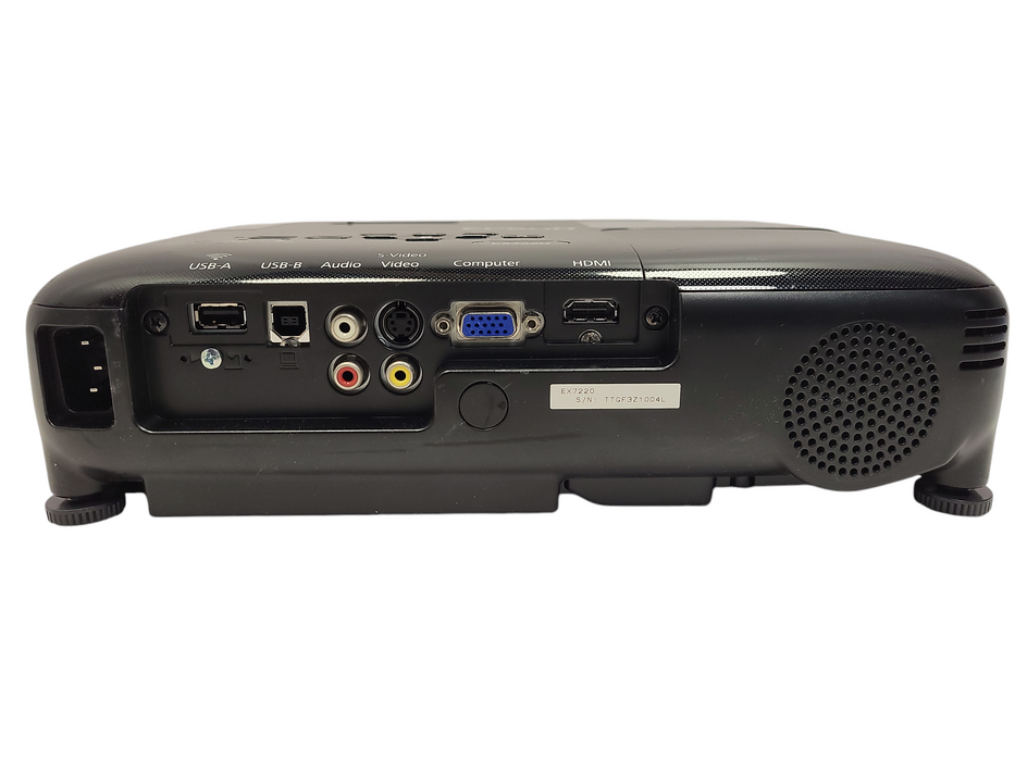 Epson EX7220 LCD Projector Only No Remote (1618 Lamp Hours) $