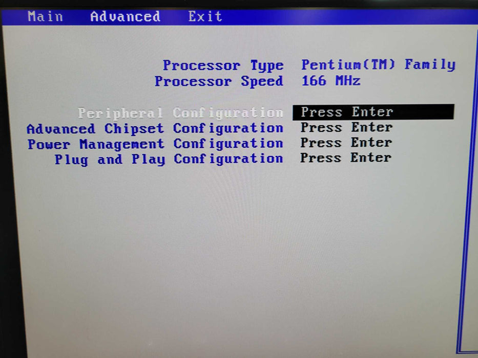 Vintage Desktop Packard Bell PB160 - Intel Pentium 166Mhz 16MB RAM NO HDD %