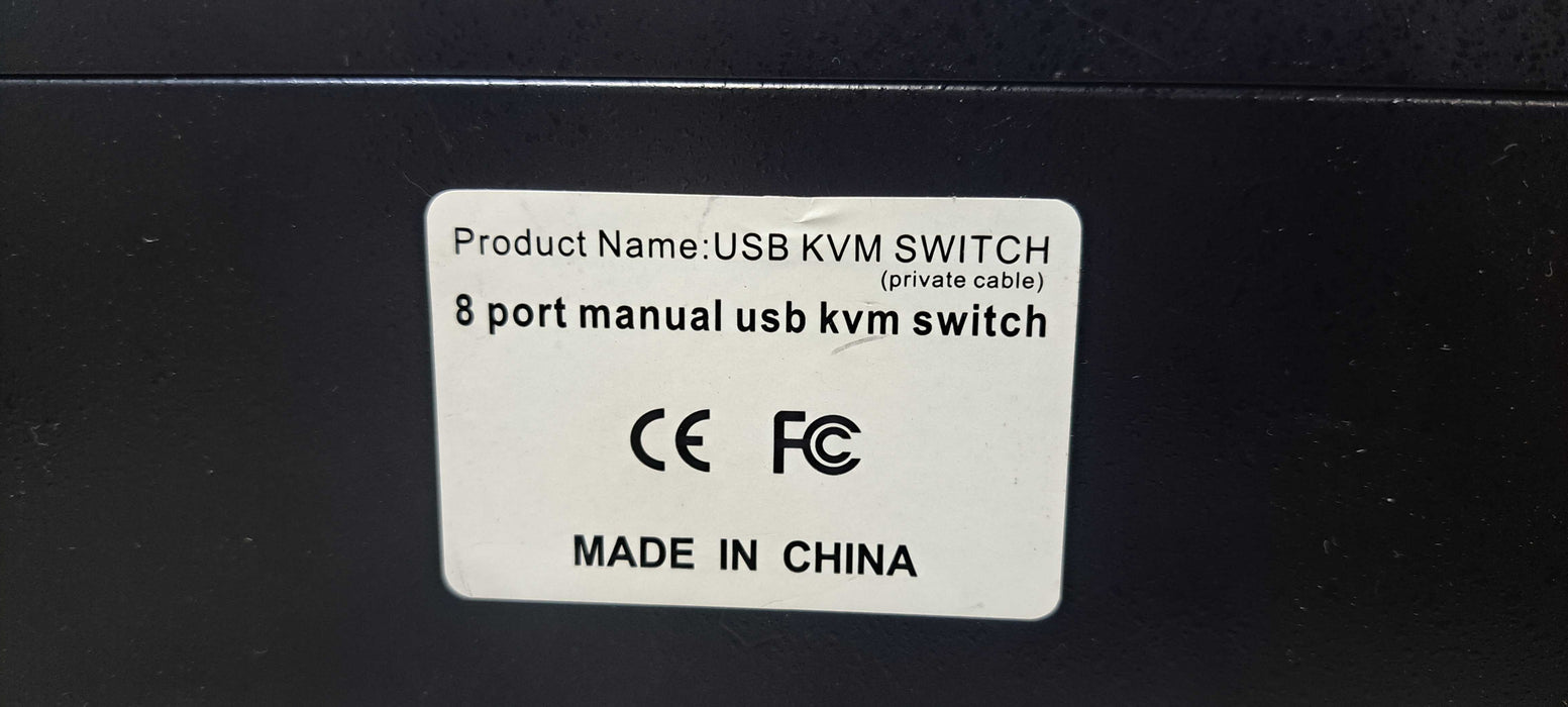 8 Port HDMI KVM Switch USB2.0 8 in 1 Out Switcher
