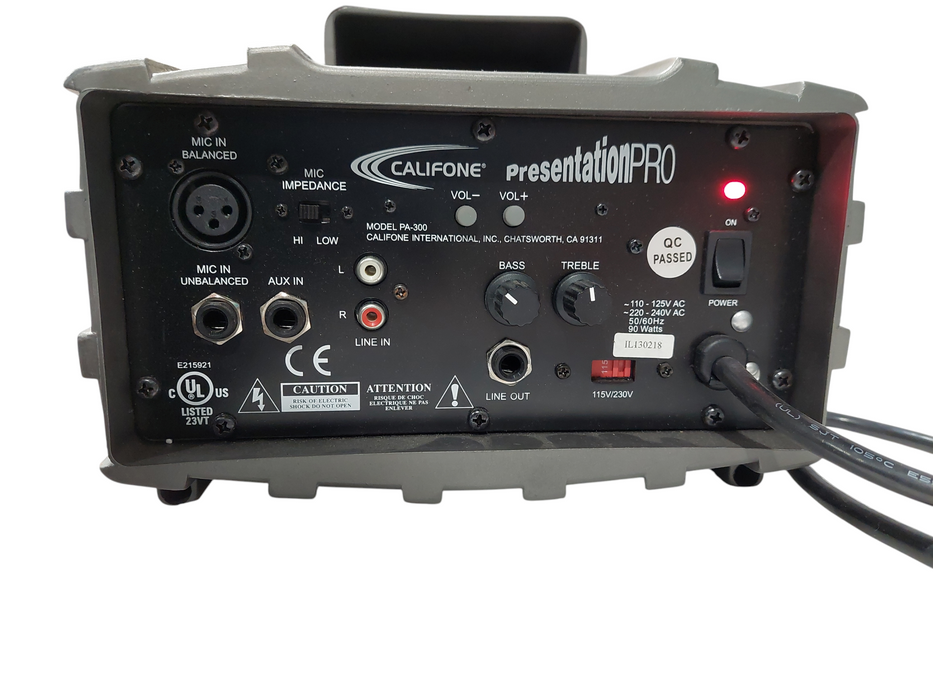 Califone PA-300 Speaker Presentation Pro =