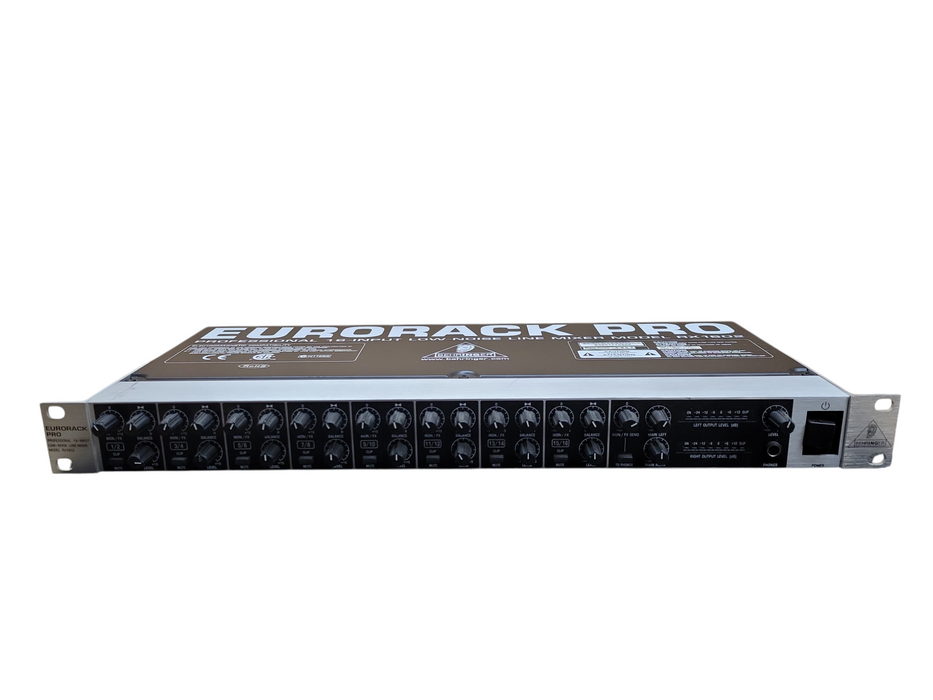 Behringer Eurorack Pro RX1602 16-Input Ultra-Low Noise Line Mixer !