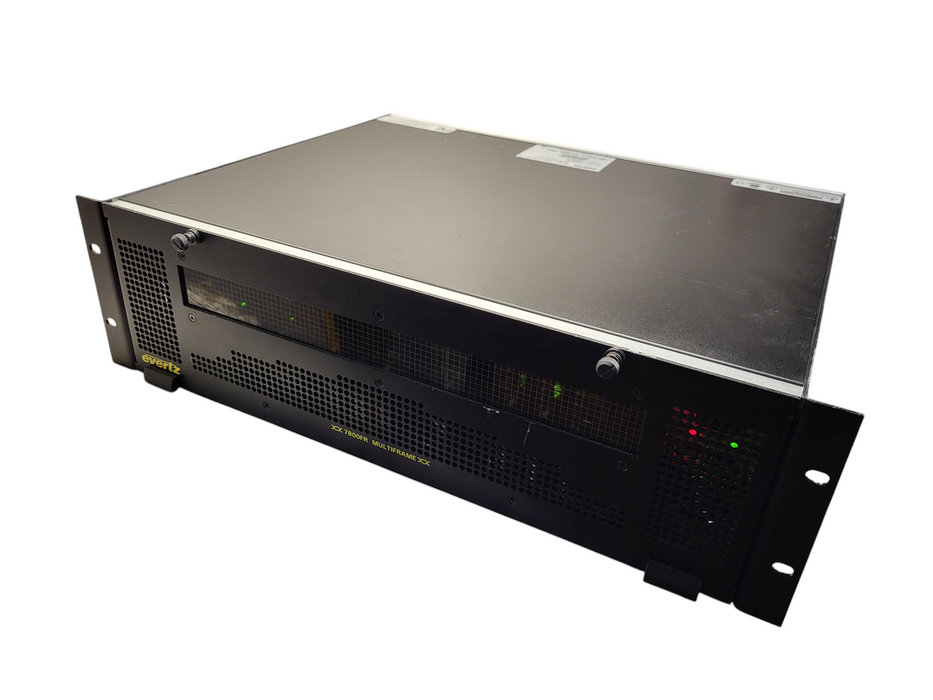 EVERTZ 7800FR MultiFrame Chassis w/ 5x 7736CEM-A4 1x7700FC 2x 7767RGBT 1x 7700FC $