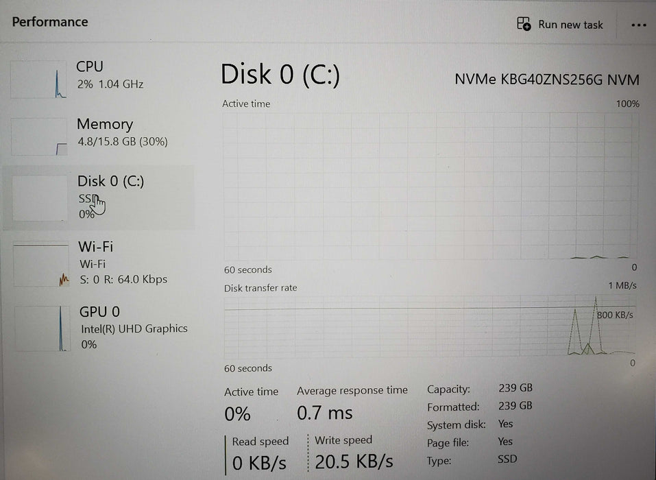 Dell Latitude 3410 - 15-10310U 16GB Ram 256GB HDD Lap200