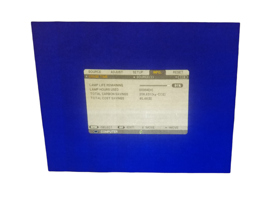 NEC NP-M363X 3600 Lumen HDMI Projector 1024 x 768 / 394 Lamp Hours