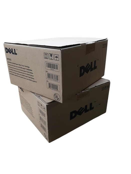 Lot 2x Dell Genuine NY313 Toner Cartridge, Black, 5330dn 20,000 Pages | READ