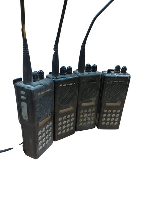 Lot 4x Motorola Gtx Radio