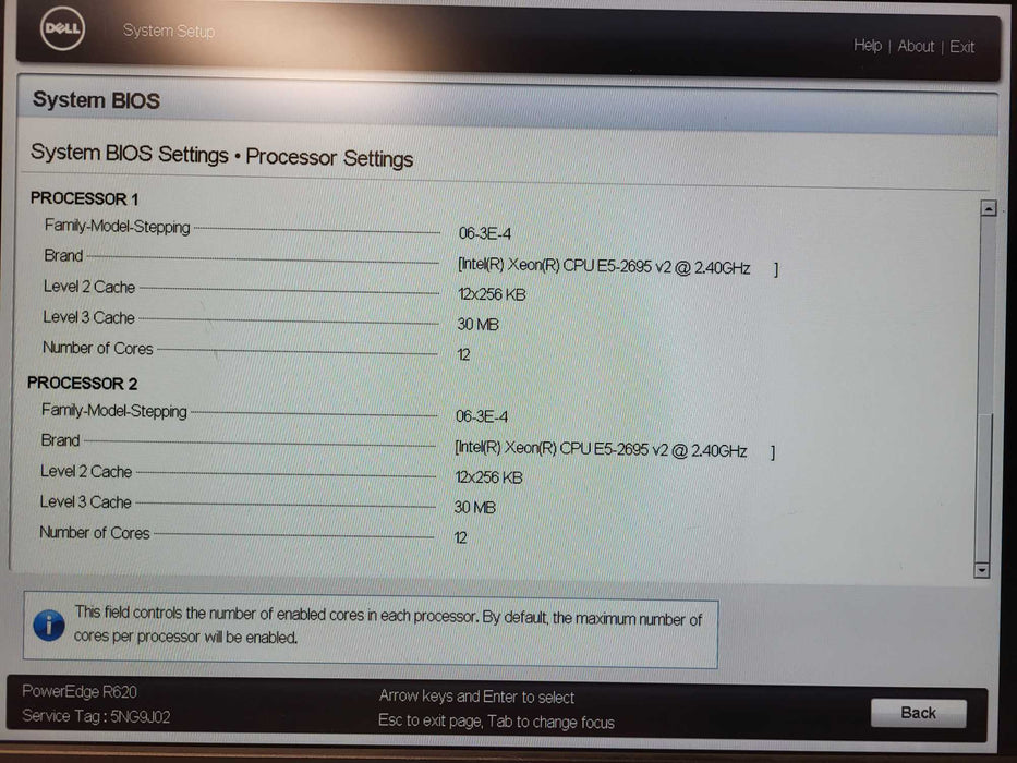 Dell PE R620 1U 2x E5-2695 v2 @ 2.4GHz 32GB DDR3 H310 Mini 2x PSU 2.5" $