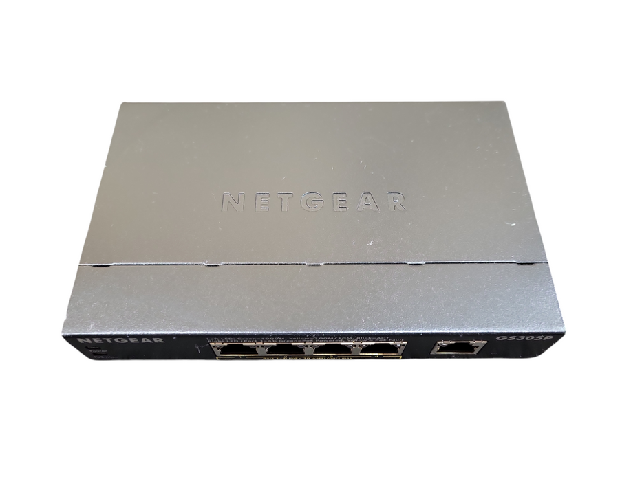 NETGEAR GS305P 5 Ports Ethernet Switch - Black !