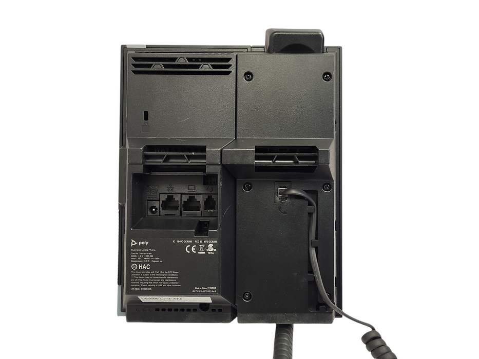 Poly CCX 500 VoIP Teams Skype HD Voice Business Media Phone No stand Q$