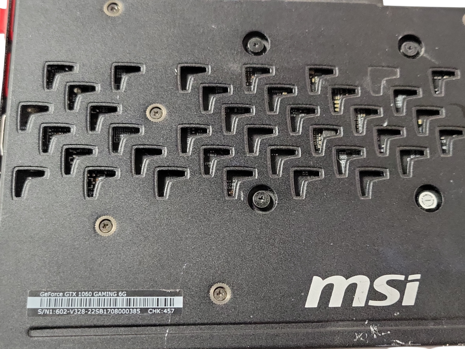 MSI GeForce GTX 1060 Gaming 6GB GDDR5 Graphics card _
