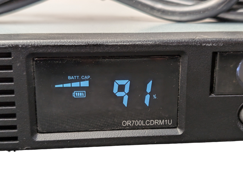 CyberPower OR700LCDRM1U Smart App LCD UPS, 700VA/400W  -