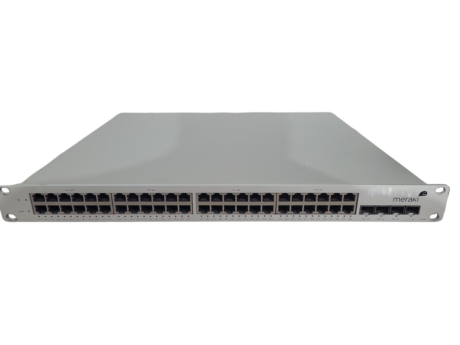 Cisco Meraki MS42P 48 Port PoE Gigabit Ethernet Network Switch 4x 10 GBE SFP+ Unclaimed !