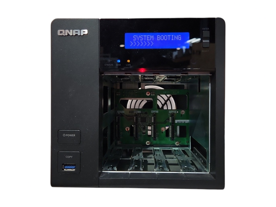 QNAP TS-453 Pro 4-Bay NAS, No Caddies & HDD, READ
