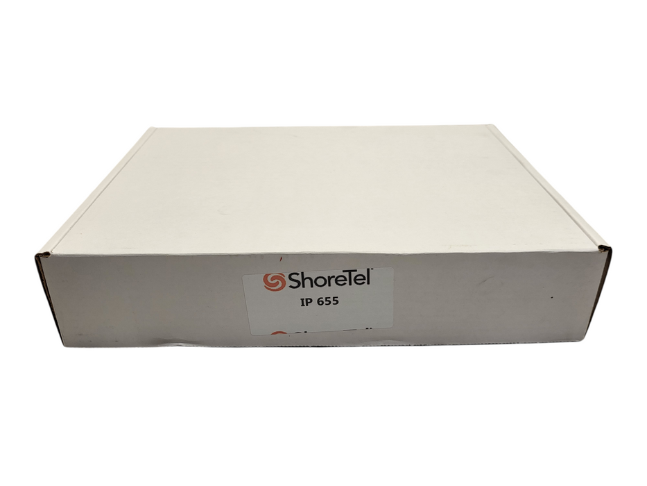 ShoreTel IP 655 12-Lines 5.7" LCD PoE Ethernet Full-Duplex Speaker VoIP Phone Q$
