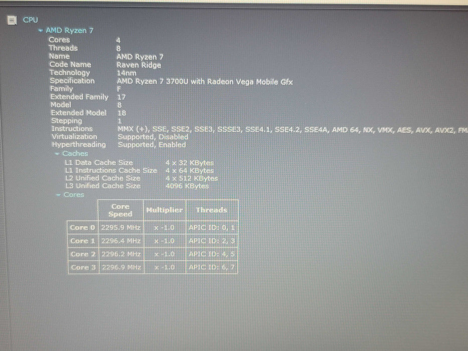 ASUS VivoBook M509D Ryzen 7 3700U 8GB RAM 256GB SSD  β BudLap
