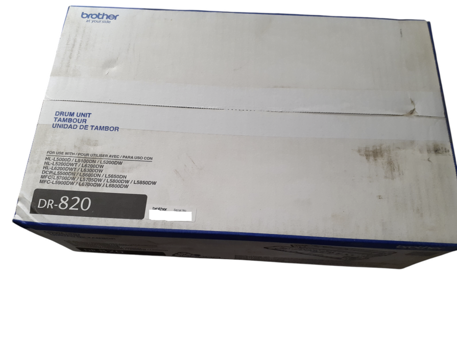 Brother DR-820 Drum Unit. Genuine New Sealed