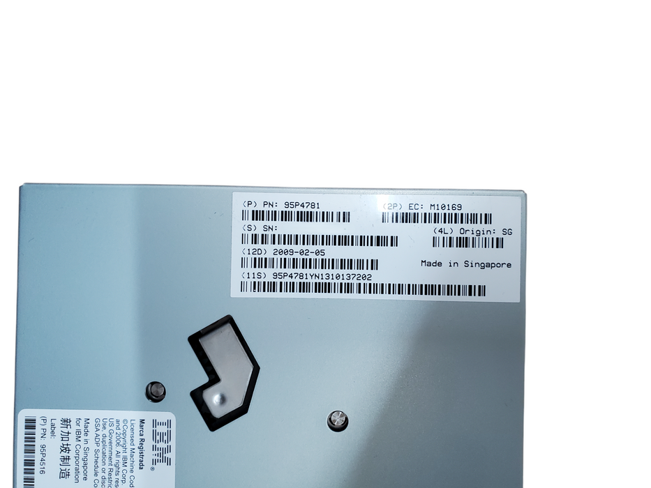 IBM LTO Ultrium4 Tape Drive P/N: 95P4781 *READ* Q