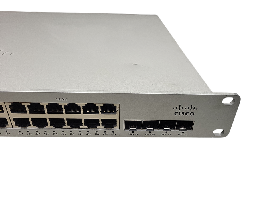 Cisco Meraki MS225-48FP-HW 48-Port PoE Managed Switch, UNCLAIMED Q$