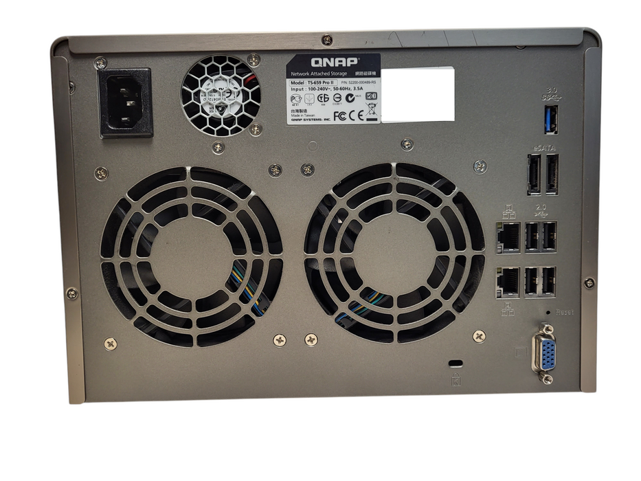 QNAP TS-459 PRO II 6 Bay Network Attached Storage w/ 5x 500GB HDD $