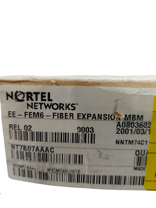 Nortel BCM FEM NT7B07AAACE5 6-Port Fiber Expansion Module