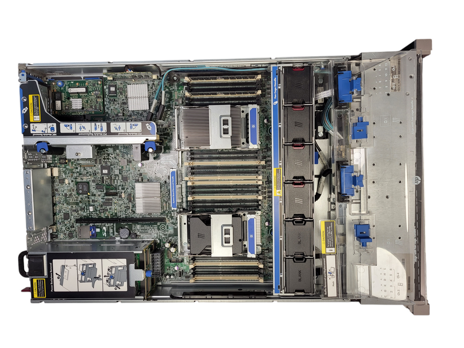 HP ProLiant DL380p Gen8 2U Xeon E5-2620 v2 32GB DDR3 P420i 2x460W PSU  $