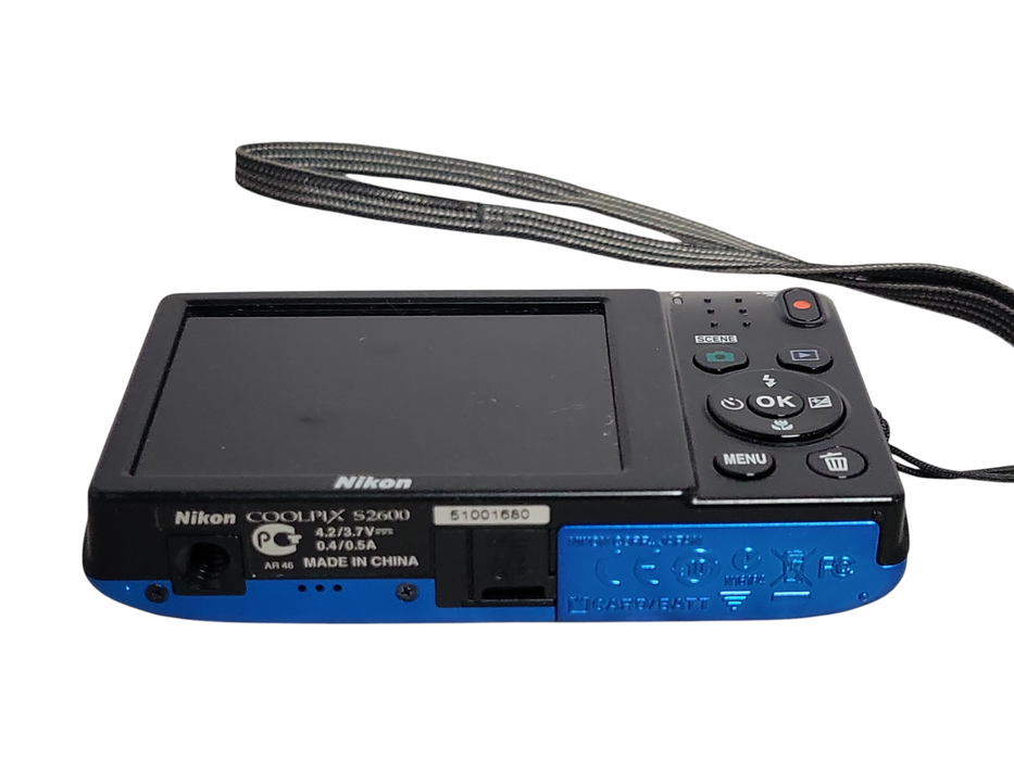 Nikon COOLPIX S2600 Digital Camera Battery 14.0MP 5X Zoom Blue _