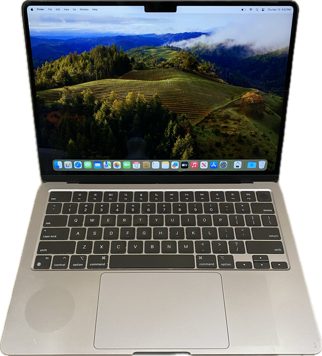 Apple MacBook Air 13 M2 2022 Space Gray 8GB 256GB SSD No Power Adapter READ