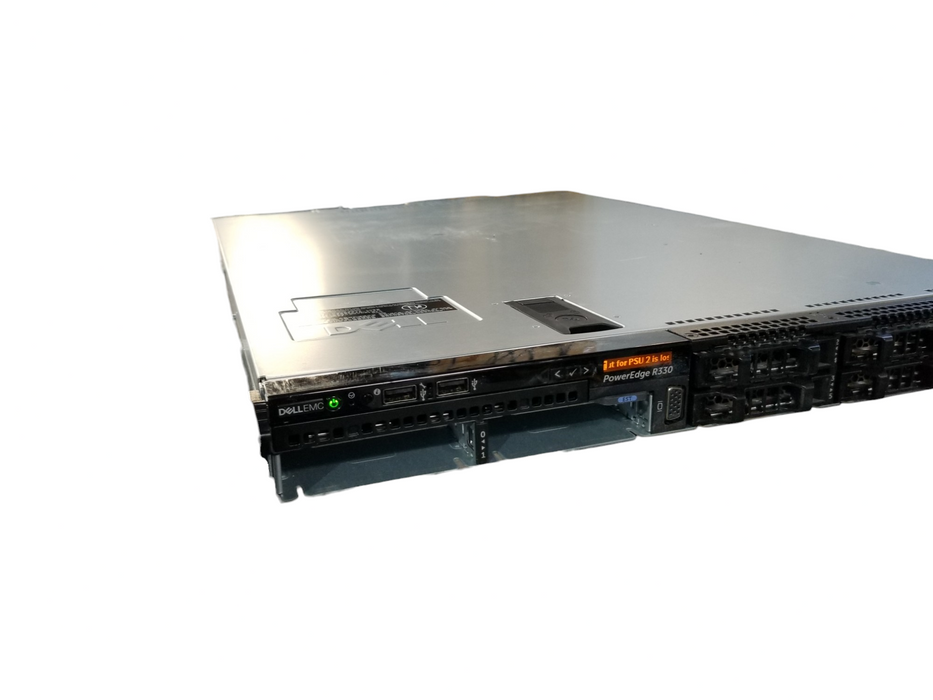 Dell PowerEdge R330 Xeon E3-1230 v6 @3.50GHz 4GB DDR4 PERC H330 2x350W PSU