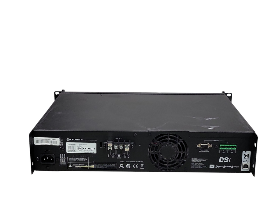 Crown DSI 2000 800 Watts 4Ω 2-Channel Power Amplifier _
