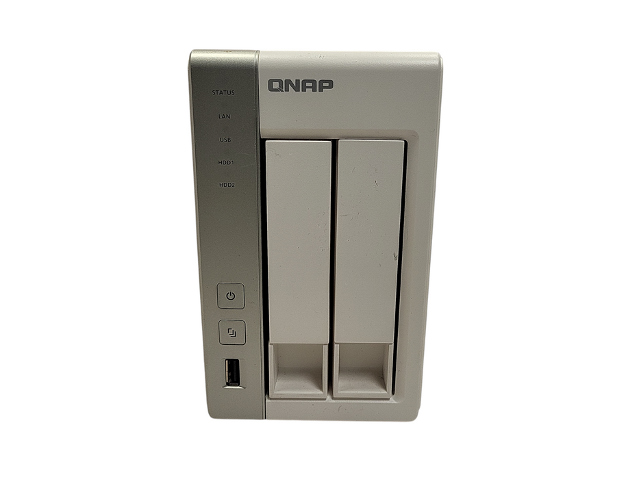 QNAP TS-220 2 Bay NAS with 1x 6TB HDDs, No AC $