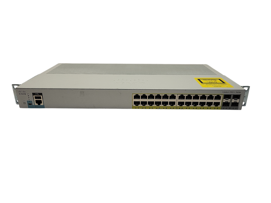 Cisco WS-C2960L-24PS-LL V01 | 24-Port Gigabit PoE+ Silent Managed Switch $