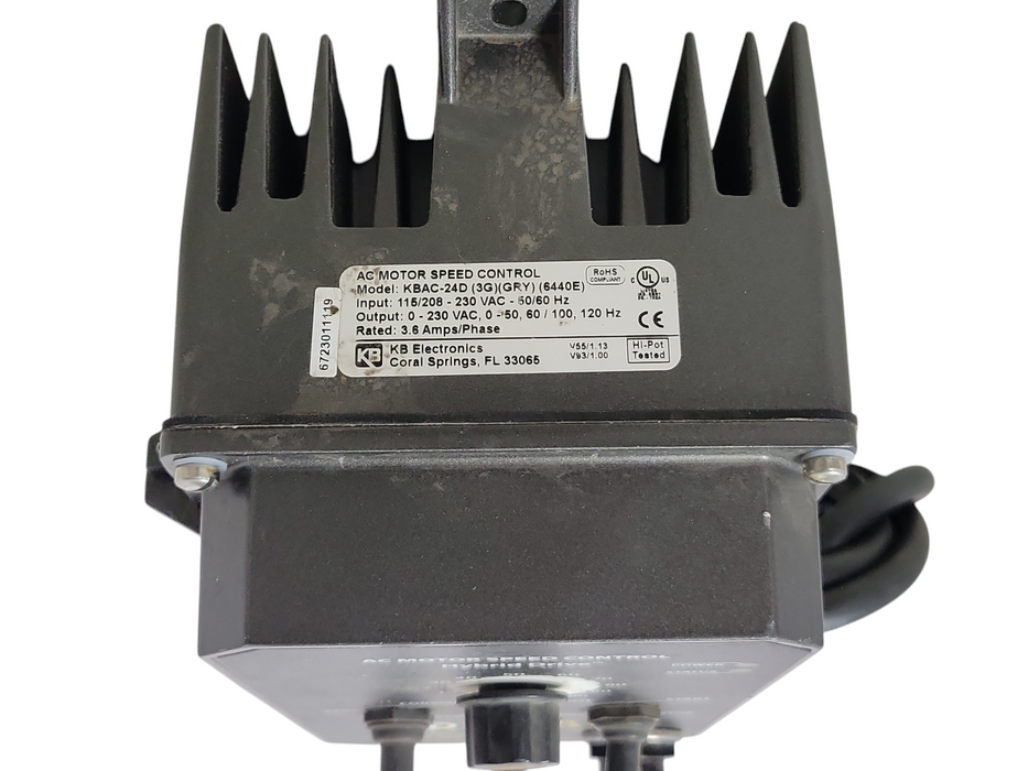 KB Electronics AC Motor Speed Control KBAC-24D (3G)(6440E), READ _