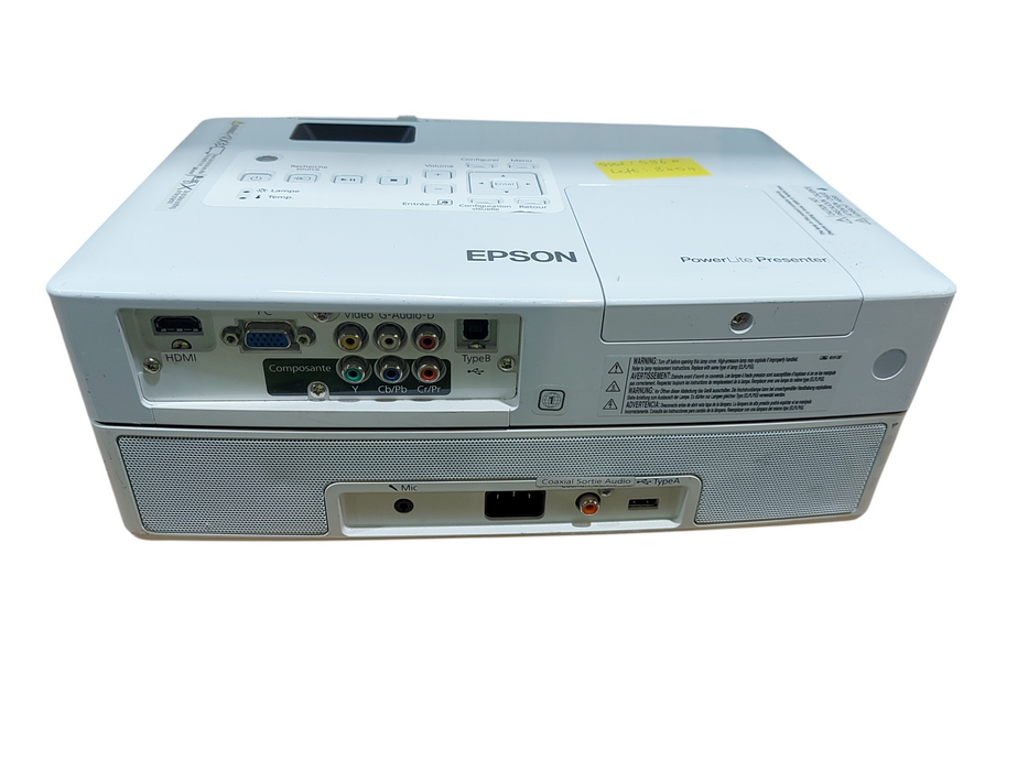 Epson H335A PowerLite Presenter WXGA 3LCD Projector/DVD  | 3404 Hours Left