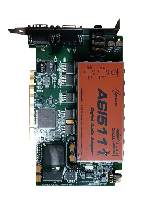 AudioScience ASI5111 Broadcast Balanced Analog Sound Card Q