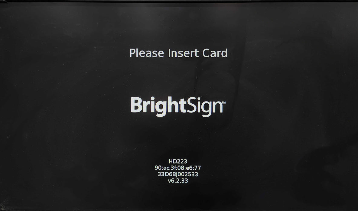 Brightsign HD223 HD3 Digital Networked Full HD Media Player Q