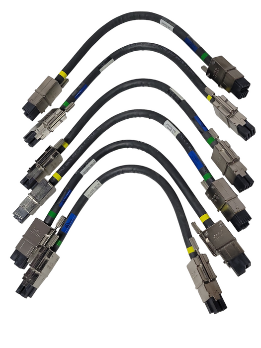 Lot of 6x Cisco 37-1122-01 30cm Stack Power Cables _