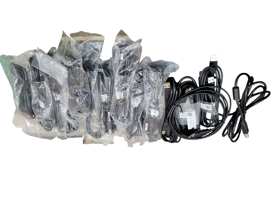 Lot 15x - Miscellaneous USB A to B Cables