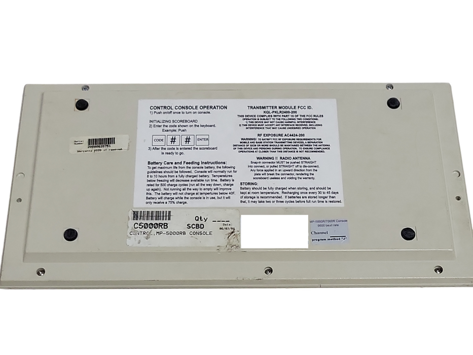 ALL American Scoreboards C5000RB Control MP-5000RB console, See Detail _