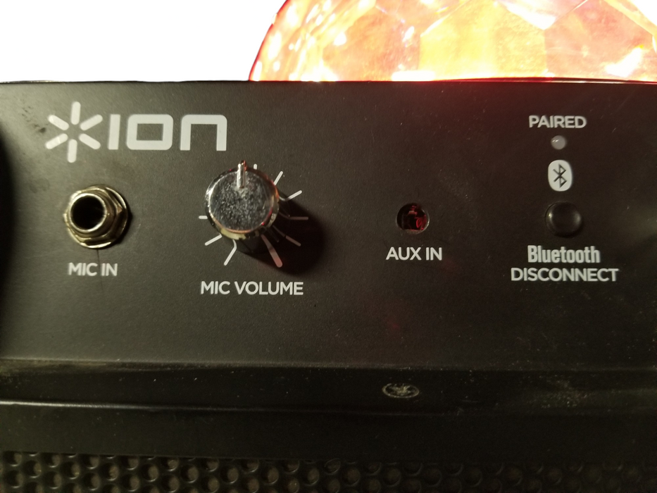ION Block Party Speaker System With Party Lights - For Parts/Repair *READ*