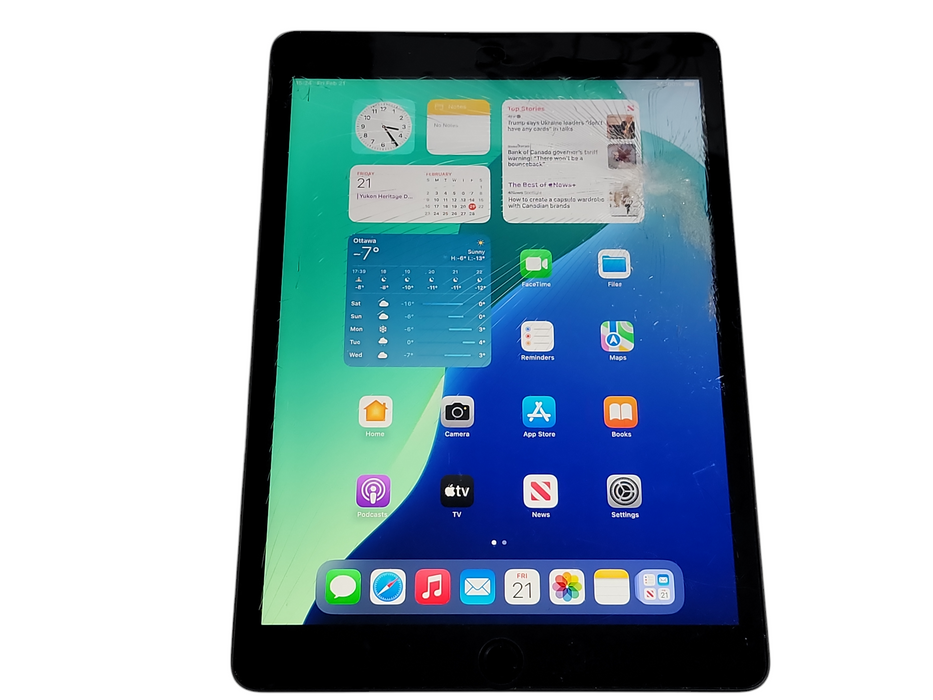 Apple iPad 7th Gen - 128GB - Space Gray [A2200 | Wifi + Cellular | Read]  (