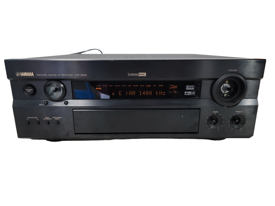Yamaha HTR-5590 6.1 Channel Natural Sound AV Receiver Black |Read