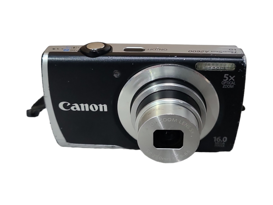 Canon PowerShot A2600 16 MP Digital Camera, w/ Battery and 32GB SD Card