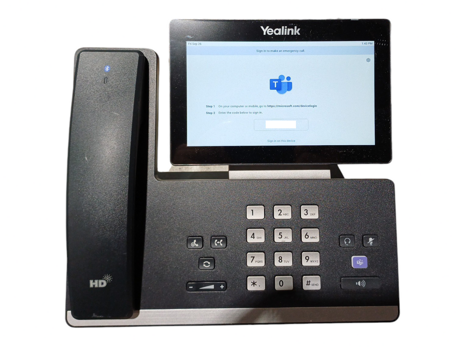 Yealink MP58 Smart Business IP Phone Zoom Edition PoE w/ Bluetooth Handset Q
