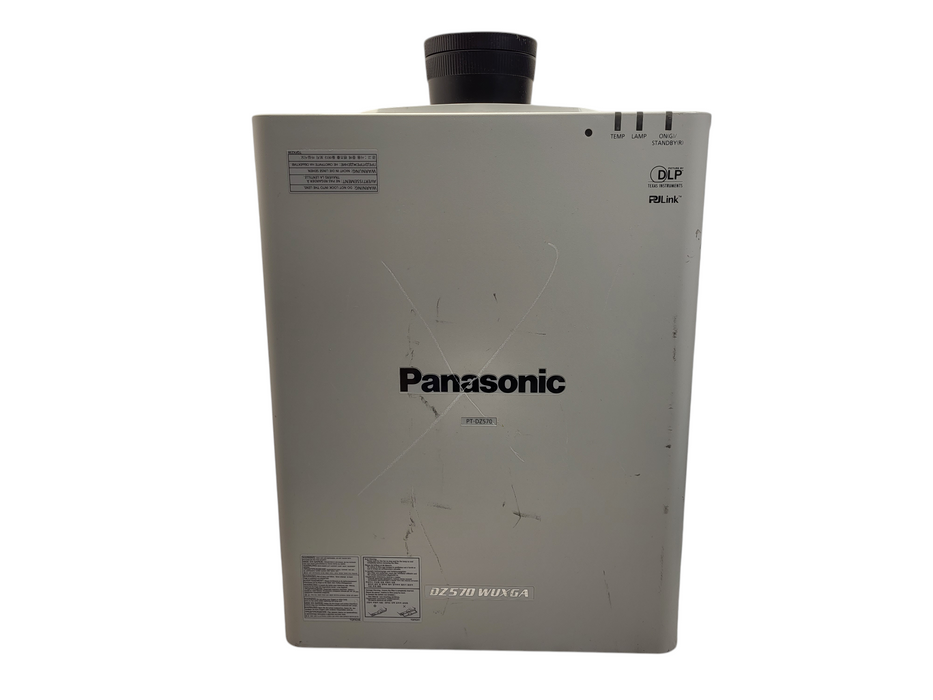 Panasonic PT-DZ570U Projector 4000 Lumens HDMI 692 Lamp Hours $