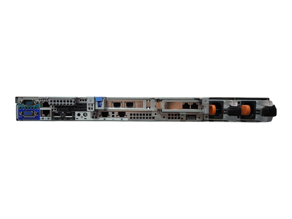 Dell R430 1U 4x3.5", 2x Xeon E5-2620v4, 64GB DDR4, No HDD & RAID, 2x 550W